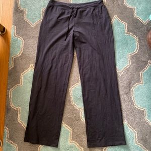 Athleta Lounge Pants M Black Stretch Comfort VGUC